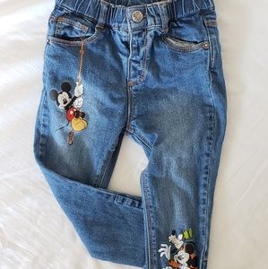 Toddler Disney Denim Pants Zara